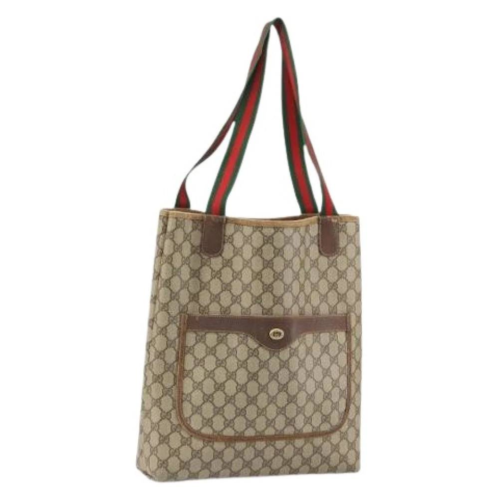 Gucci Vintage Pre-owned Plastic Tote Bag - Vintage - Dame - Beige - ONE SIZE -