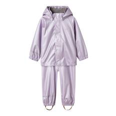NAME IT Regntøj Dry10 Metallic Misty Lilac