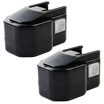 2x Batteri för AEG BDSE 14 T Super Torque, SB2E 14.4 T Super Torque, BSB 14 STX, BS 14 X, BBS 14 KX Raptor 14.4V 3Ah NiMH från CELLONIC