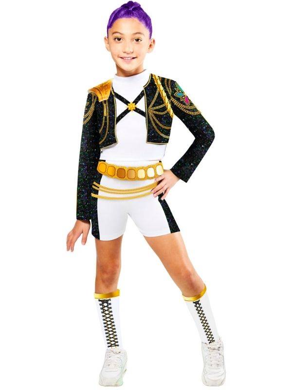 K-Pop Demon Hunters Rumi Golden maskeradkläder - 9-10 år - 140 cm