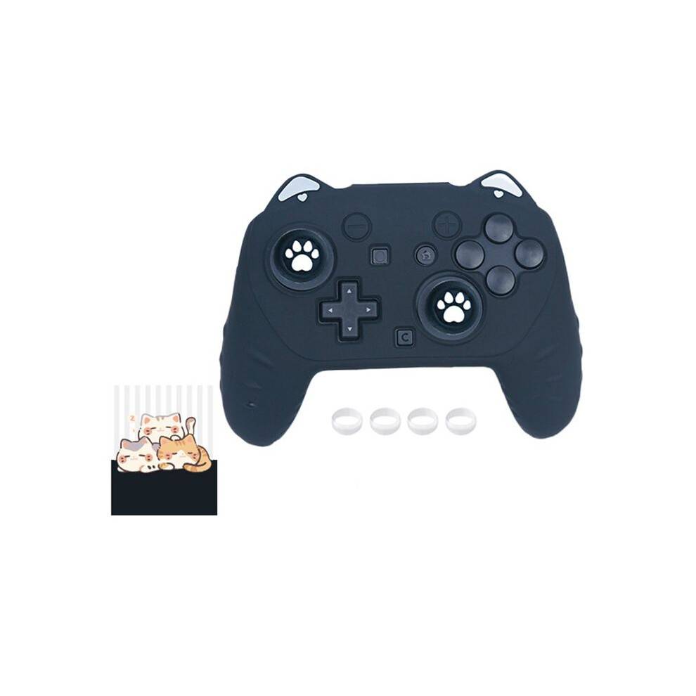For 2 Pro Cat Paw Controller Skin Grips Set Anti-Slip Sweat-Proof Tight Fit Comfortable Game