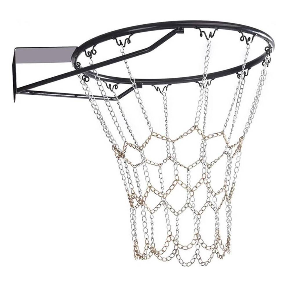 Basketballnet af kraftig galvaniseret stålkæde, nem at installere på de fleste standardkurve