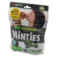 VetIQ, Minties Dental Bone Treats For Dogs, Tiny/Small 6.4 Oz