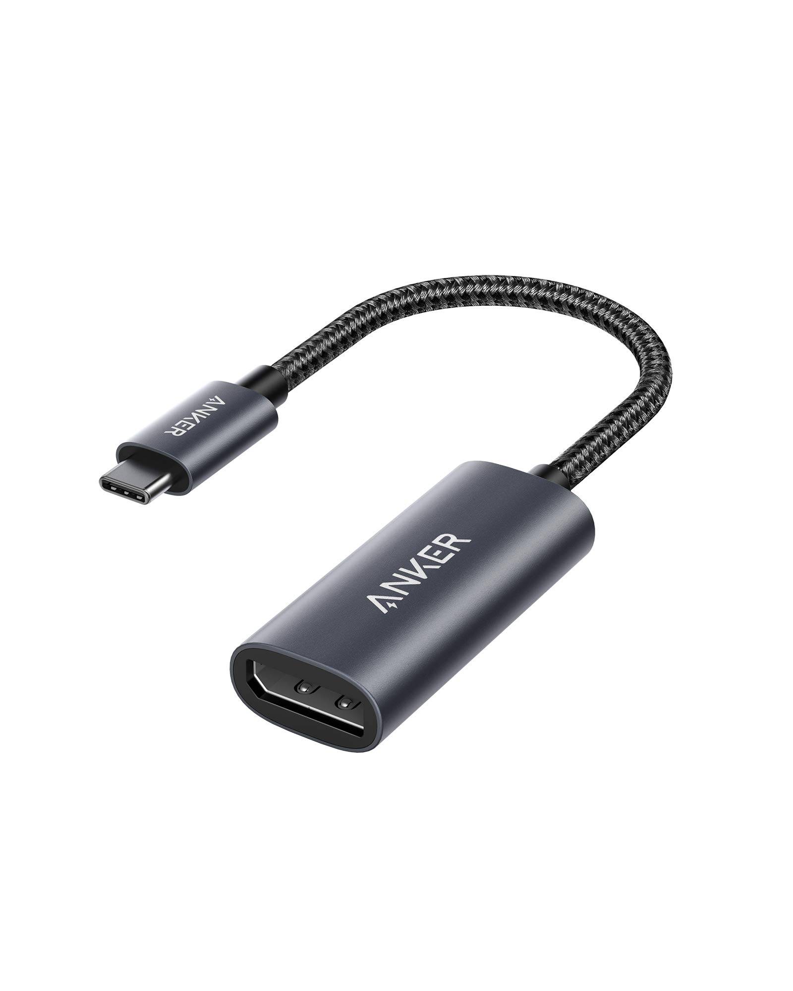 Anker PowerExpand DisplayPort-adapter DisplayPort 4K-kompatibel för MacBook Pro USB-C & USB-C Pro/MacBook Air/iPad grå färg