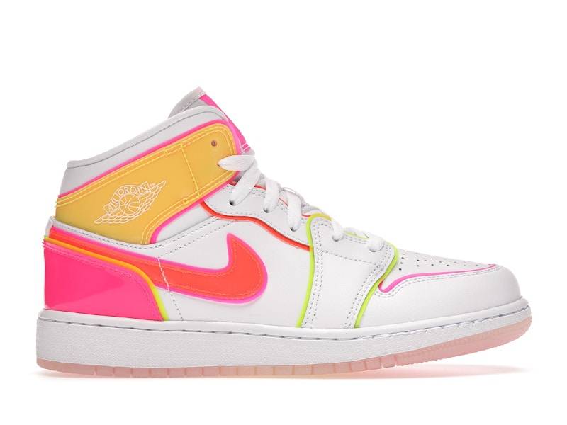 Jordan 1 Mid Edge Glow (GS) - 42.5 / Standard