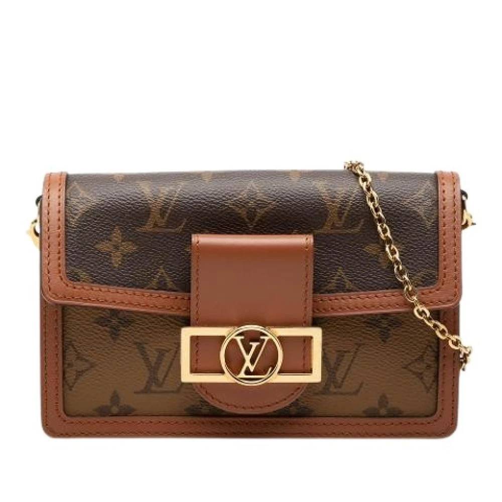 Louis Vuitton Vintage Pre-owned Dauphine Crossbody Taske - Vintage - Dame - Brun - ONE SIZE - Uld