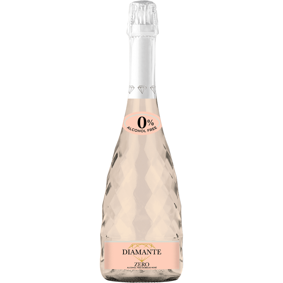 Diamante Moscato Spumante Dolce "Zero" 0,0 % sødmefuld mousserende rosé - alkoholfri