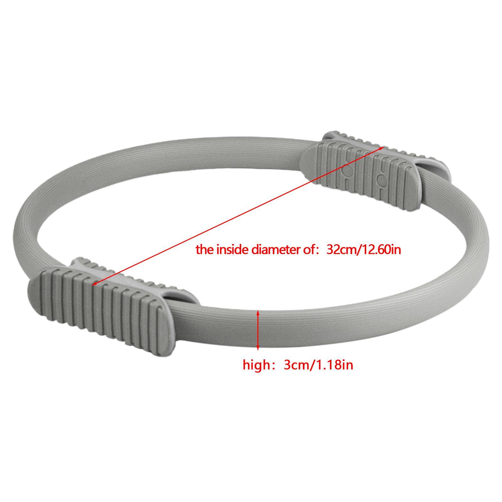 Yoga Ring Dubbelhandtag Pilates Ring Bärbar Fitness Kroppsring Kvinnor Flickor Träning Träningscirkel Motstånd Elasticitetscirklar