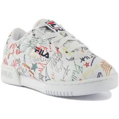 Fila Original Fitnes In White Multi For Kids - 1 UK - 33 EU - 1.5Y US / White Multi