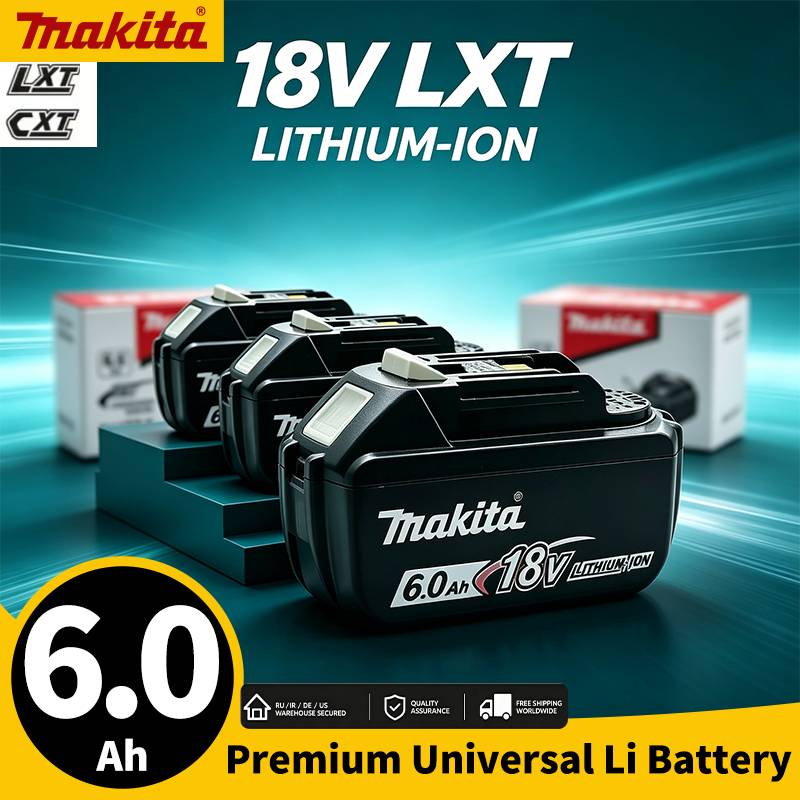 For Makita DGA504 18V LXT Cordless Angle Grinder Brushless Motor 6.0Ah Lithium Battery High Power Cutting Grinding Polishing Professional Power Tool 1
