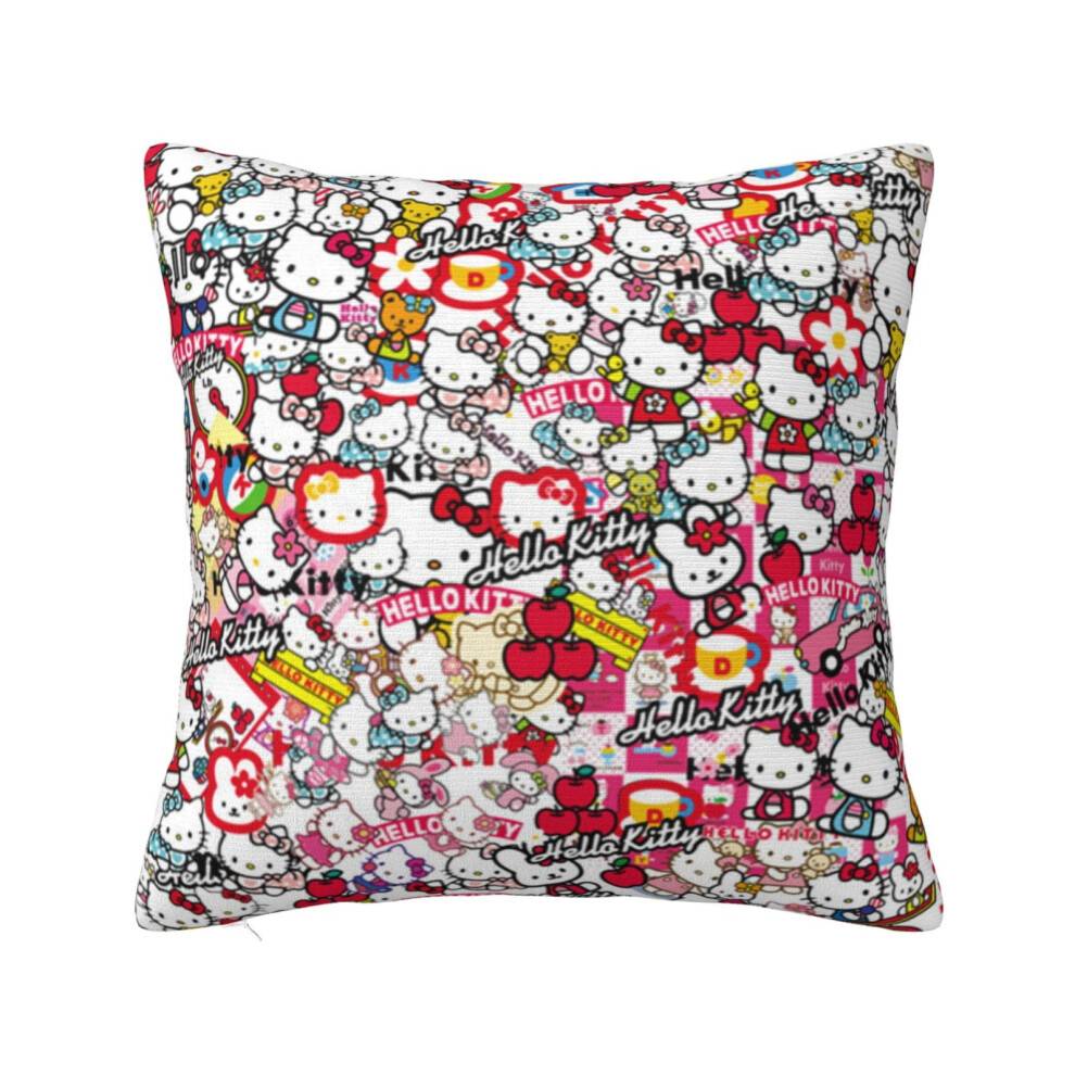 Hello Kitty tecknat örngott 56 x 56 cm