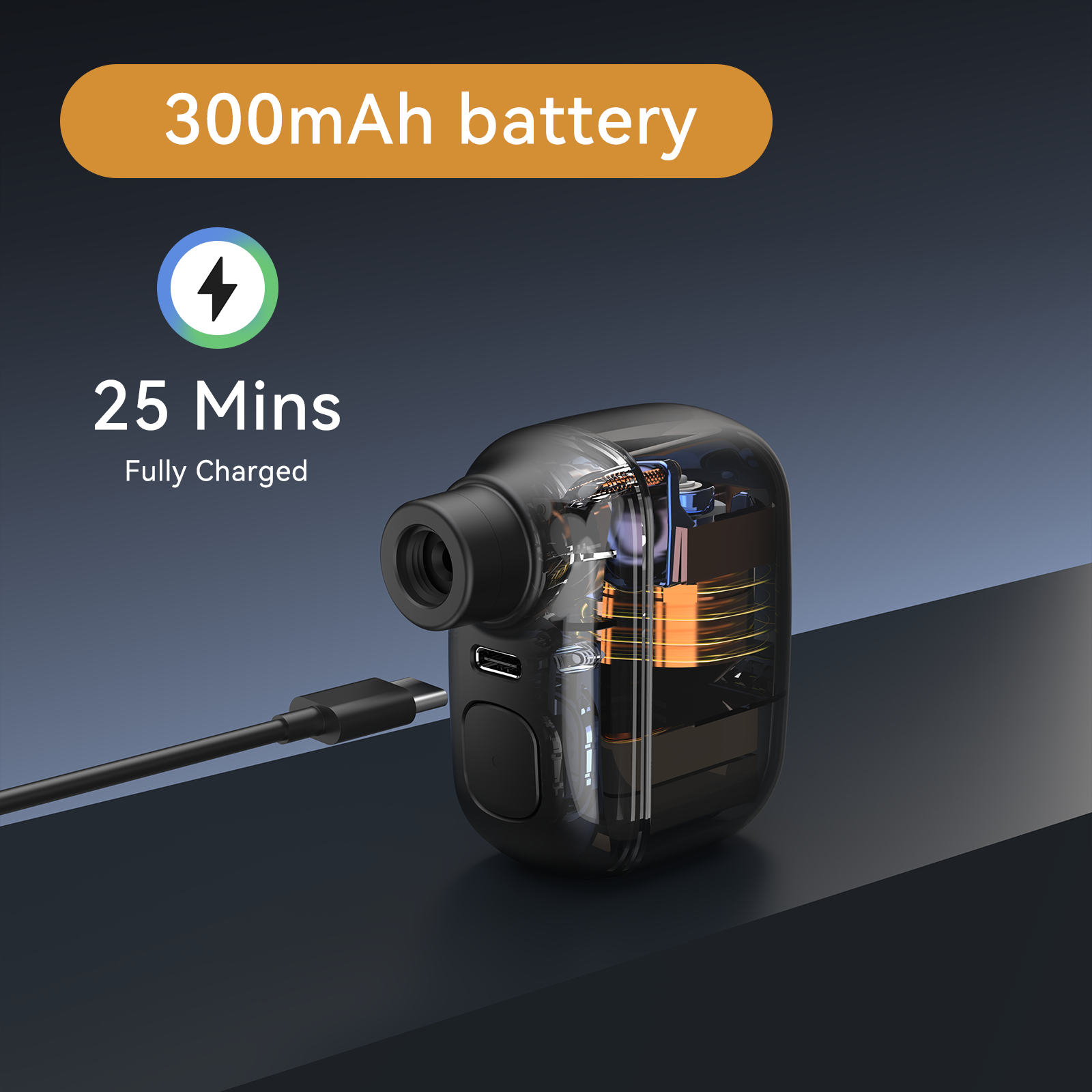 Airbank AS100 Mini Electric Bicycle Tire Pump Rechargeable 100PSI Type-C Bike Schrader Presta Cycling Air Inflator