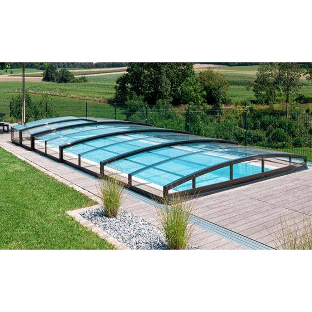 Nivovas Pooltak Special - Antracit / 4x8m / Utan sarg