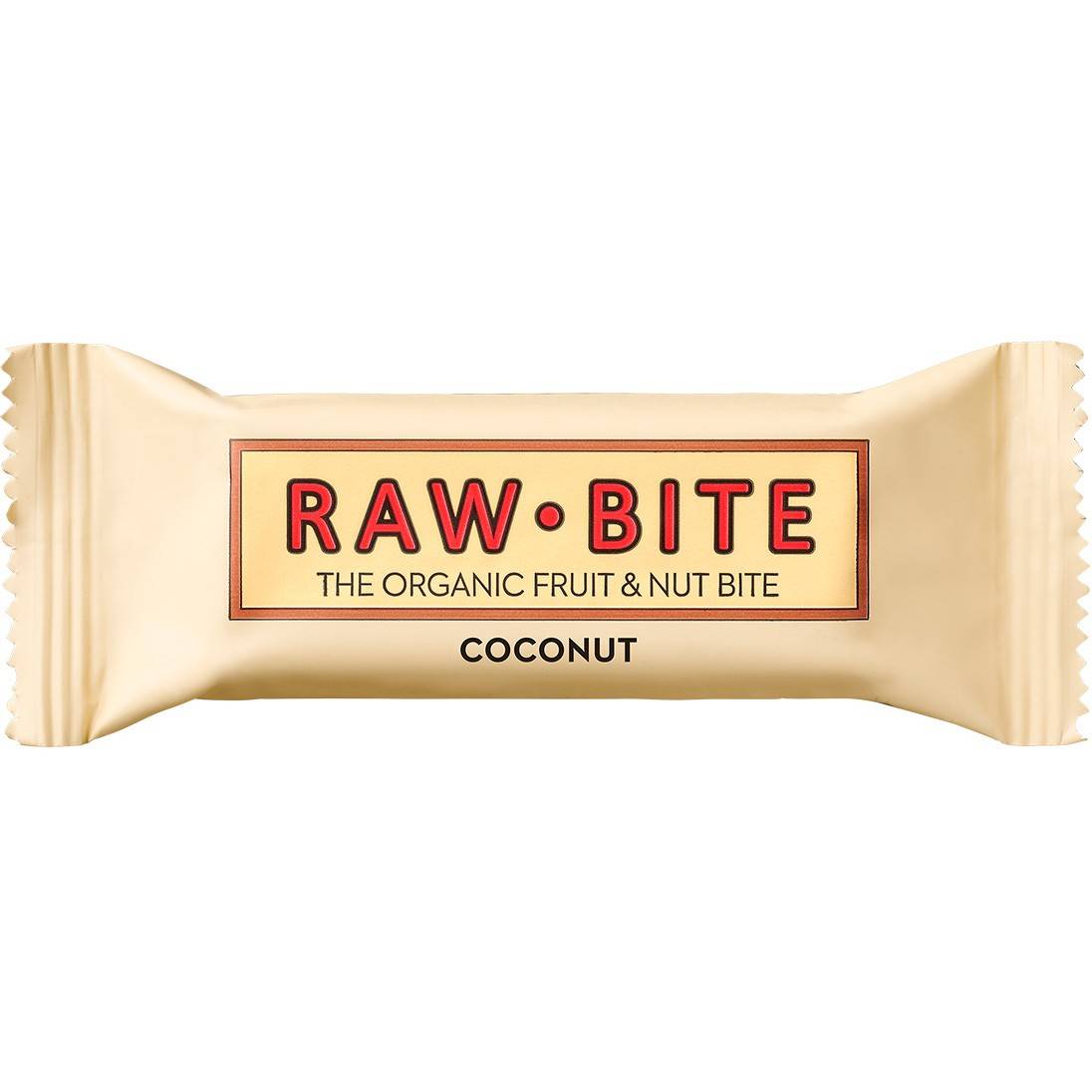 12 x Rawbite Coconut økologisk snackbar 50g