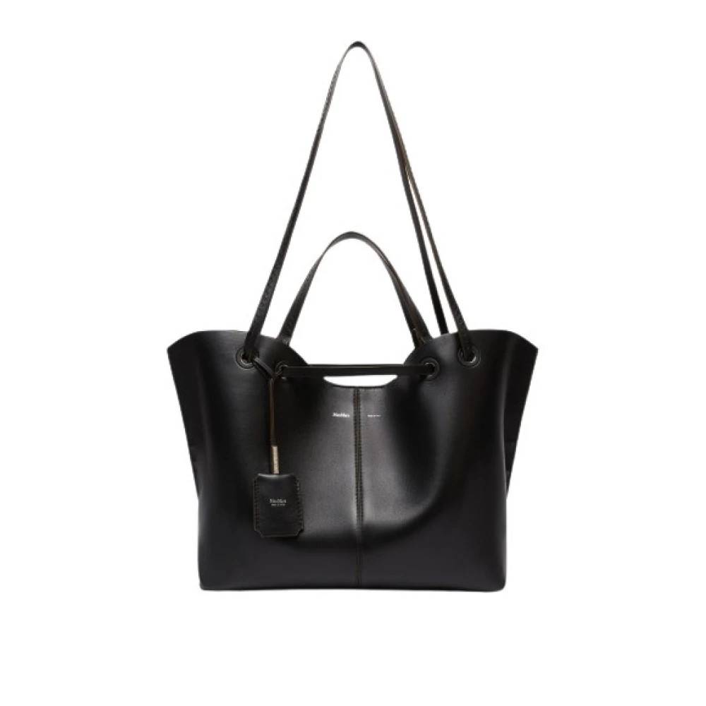 Max Mara Shopper Bag - Tasker - Dame - Sort - ONE SIZE - Læder