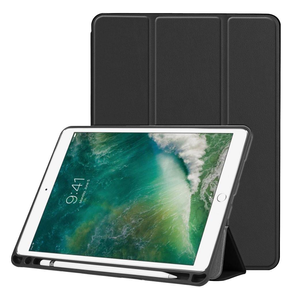 Apple iPad Pro 10.5 2nd Gen (2017) Etui Tri-fold med Pencil-holder Sort
