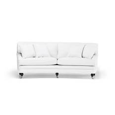 Howard Classic soffa 3-sits off-white - Offwhite (A. 230 / B. 95 / C. 95 / D. 55 / E. 51 / F. 59 cm)