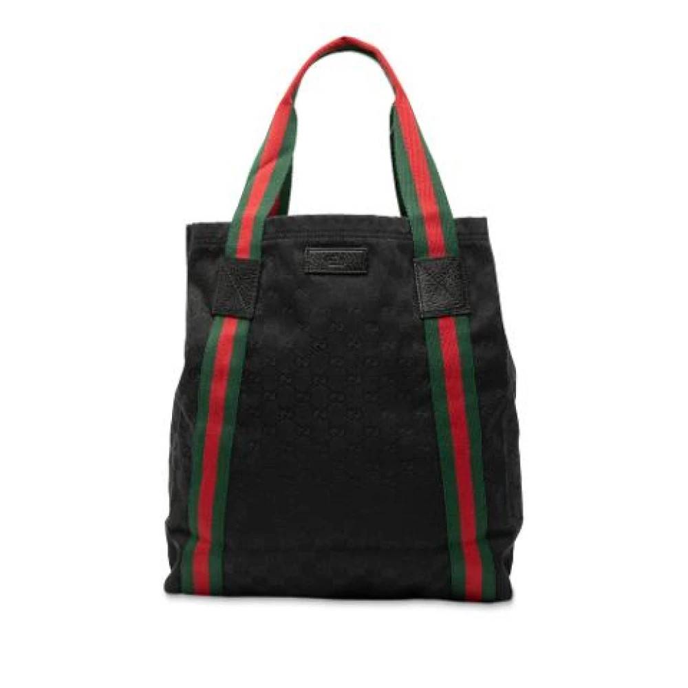 Gucci Vintage Pre-owned Canvas Tote Bag - Vintage - Dame - Flerfarvet - ONE SIZE - Uld