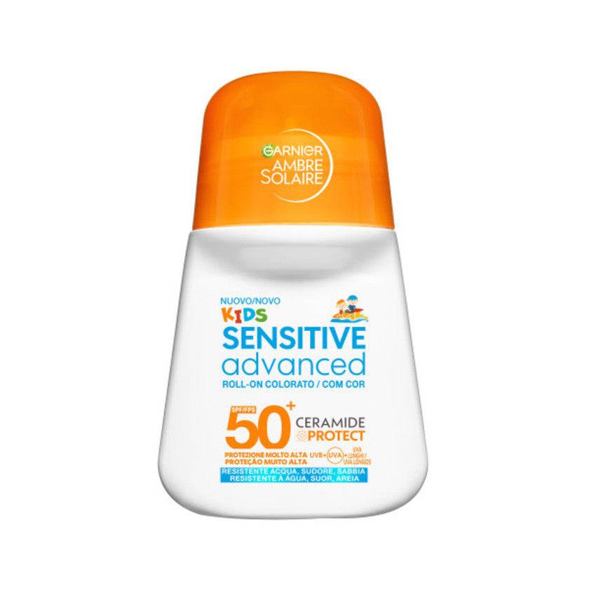 Garnier Ambre Solaireadvanced Sensitive On-roll Colorato 50+- Protezione Per Bimbi 50 ml