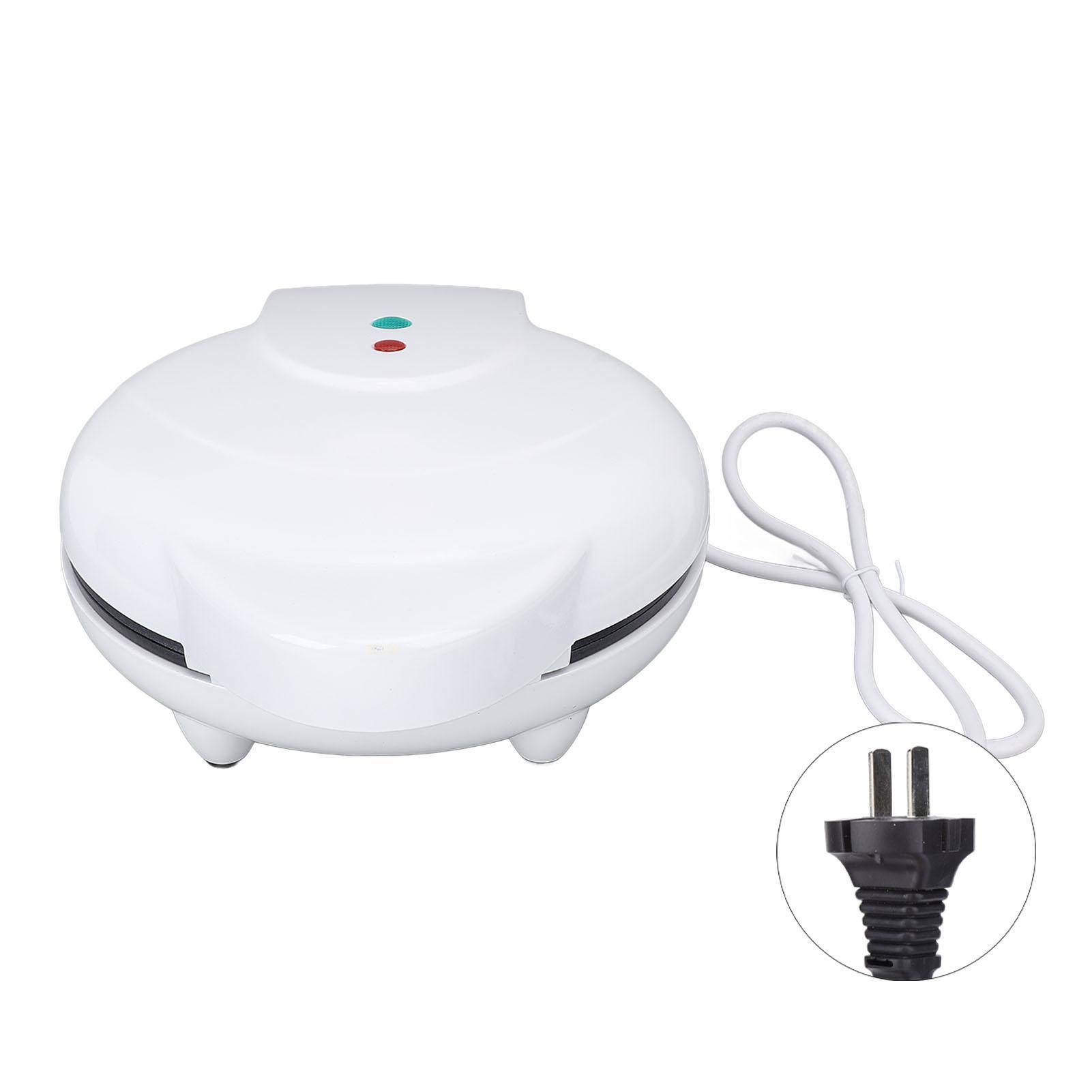 Mini Munkmaskin 7 Hål SUS Aluminium Nonstick Elektrisk Munkmaskin för Hemfrukost L(for 6.5-9kg) vit