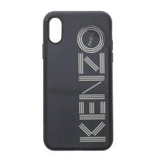 Kenzo, Tilbehør, Herre, Sort, ONE SIZE, Sort Neon Cover til iPhone X/Xs - ONE Size