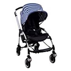 JYOKO KIDS Huva för barnvagn och barnvagn kompatibel med Bugaboo Bee 3, Bee Plus, Bee 5 (Sailor Stripes)