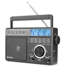 Retekess TR629 Bärbar Radio AM FM SW World Receiver Radio med DSP-stöd U Disk/SD-kort Klocka Väckarklocka Lämplig för Äldre