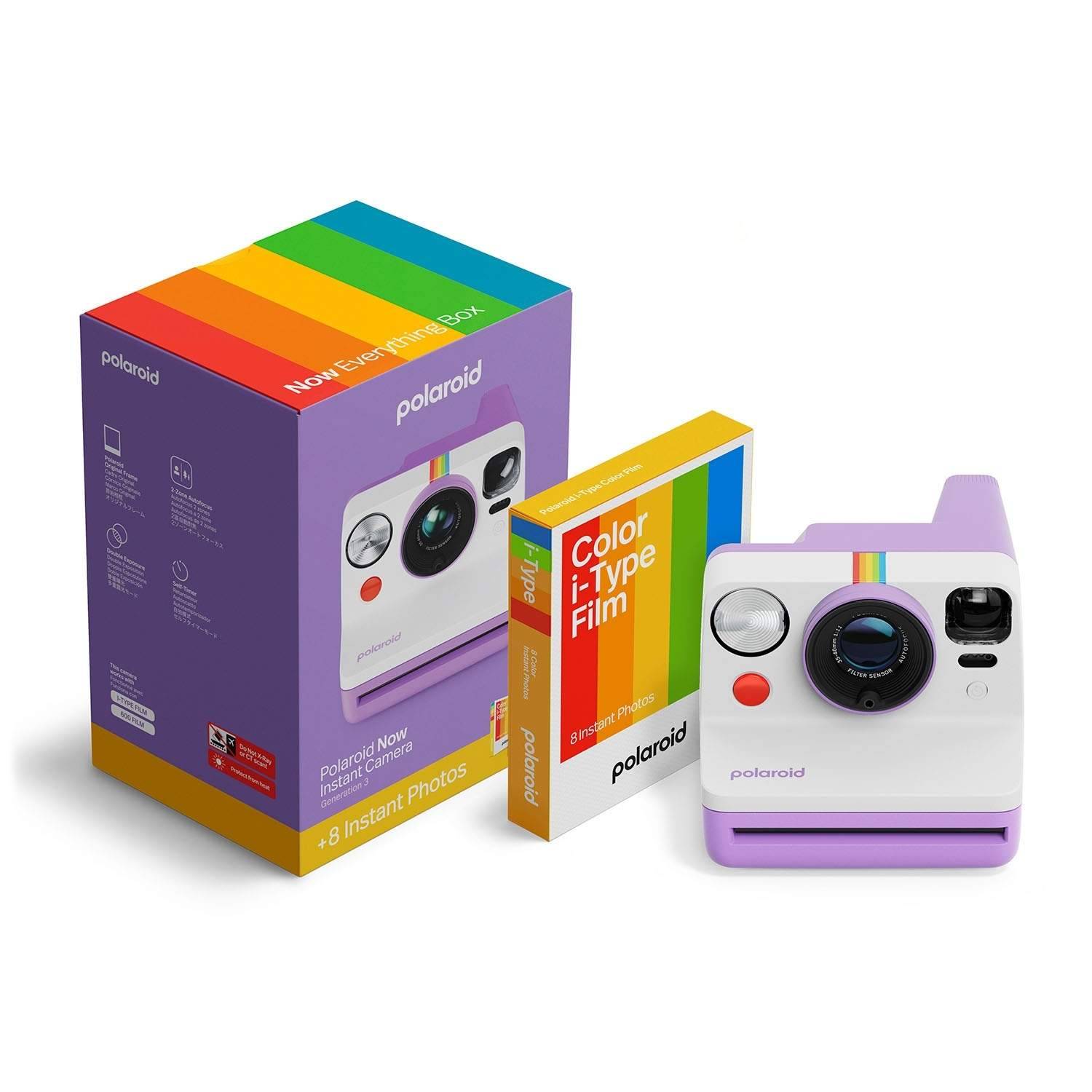 POLAROID Camera Now Gen. 3 E-box Lila
