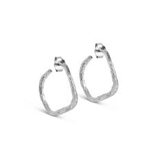 Enamel Copenhagen Hoops Sway Silver