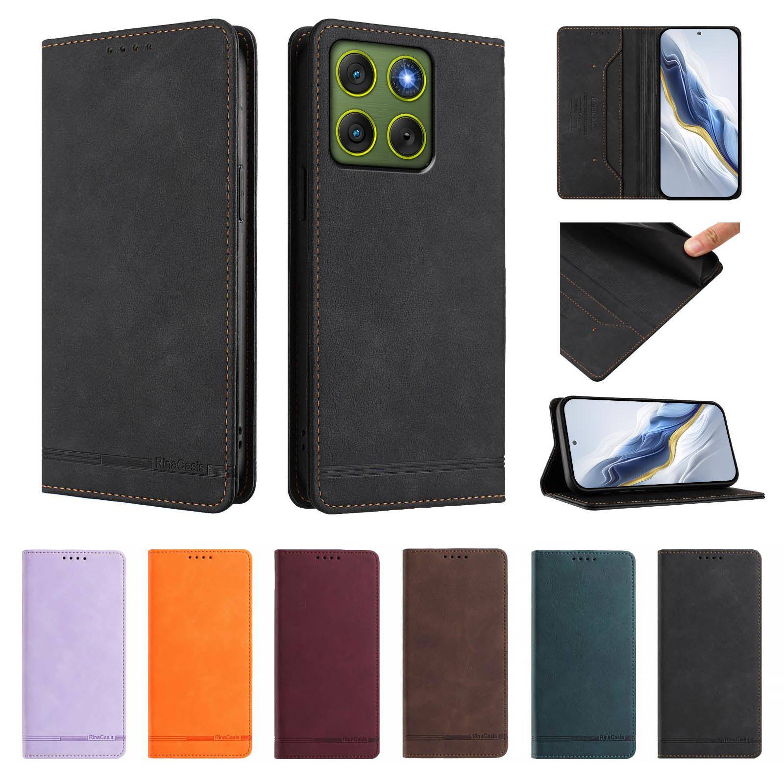 Magnetiskt flipfodral för Coque Motorola Moto Edge 70 60 50 40 30 Pro Fusion Ultra Neo Fodral Plånbok Läderfodral Lyxigt Telefonskal