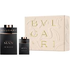 Bvlgari Herrdofter BVLGARI MAN Man In Black Spring Set Eau de Parfum Spray 100 ml + Travel Spray 15 ml 115 ml (14.704,00 kr / 1 l)