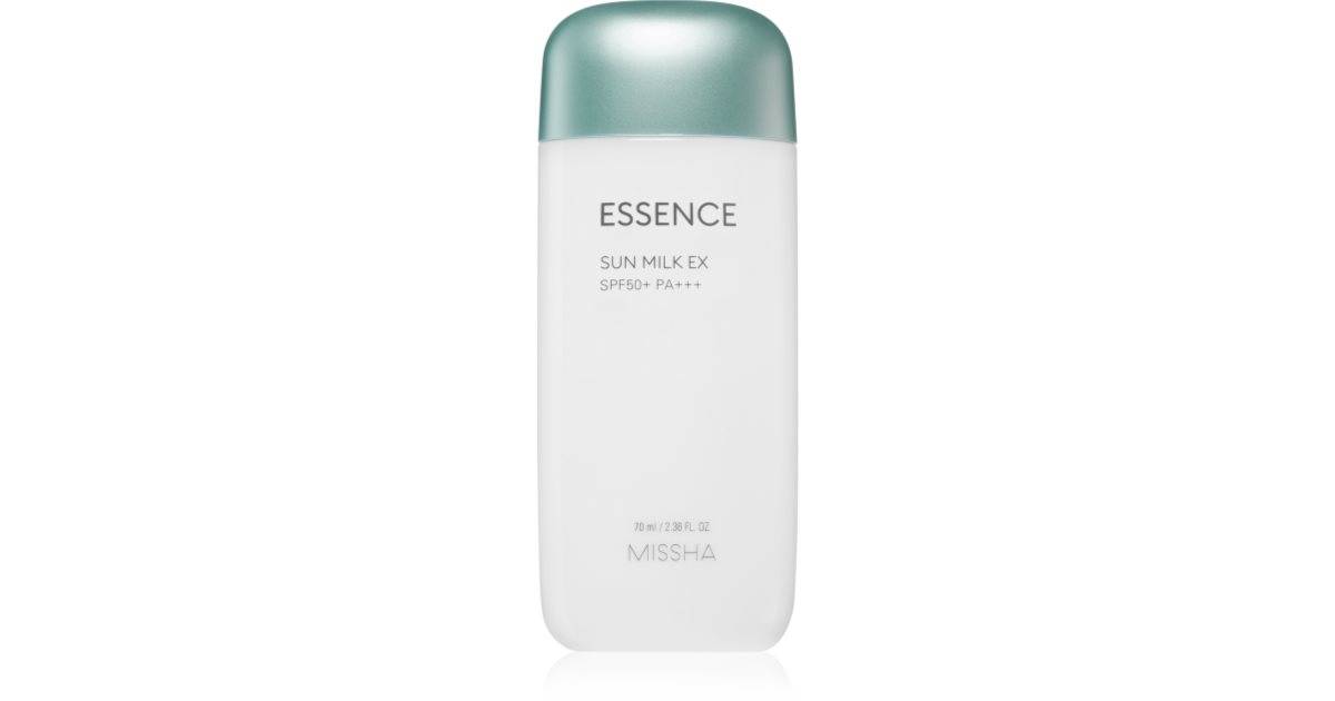 Missha All Around Safe Block Essence Återfuktande Skyddande Mjölk för Ansikte och Kropp SPF 50+ 70 ml