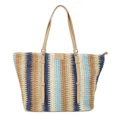 ULRIKA DESIGN Straw - Strå Strandkasse Svart