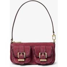 MK Zoe Small Sequined Pochette - Purple - Michael Kors