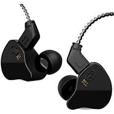 Yinyoo CCZ Melody in-ear hörlurar trådbundna öronsnäckor utan mikrofon öronskärmar IEM HiFi-bas med 1DD 1BA, öronfenor, 4N OFC kabel för musiker, sångare, scen (ingen mikrofon, mörk svart)
