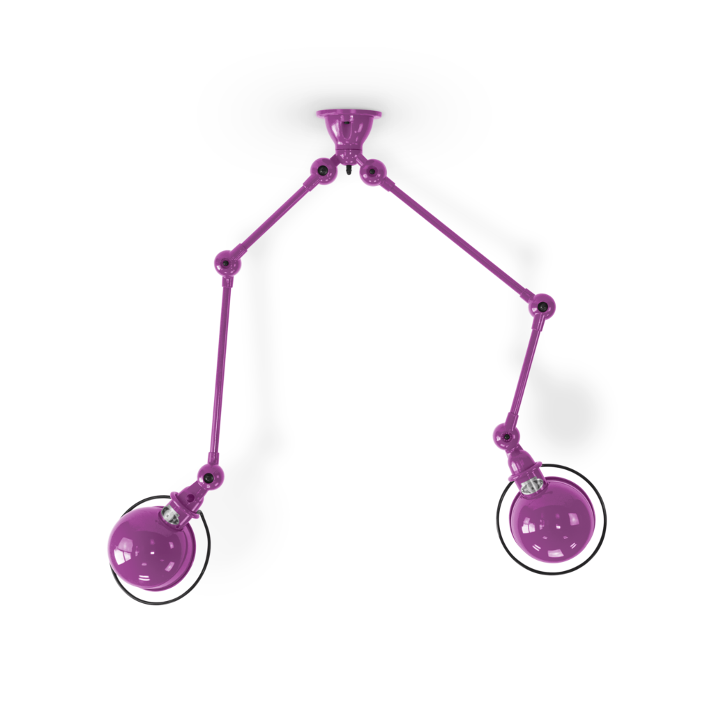 Loft Sky4224 loftlampe fra Jieldé - Violet fuschia / Blank