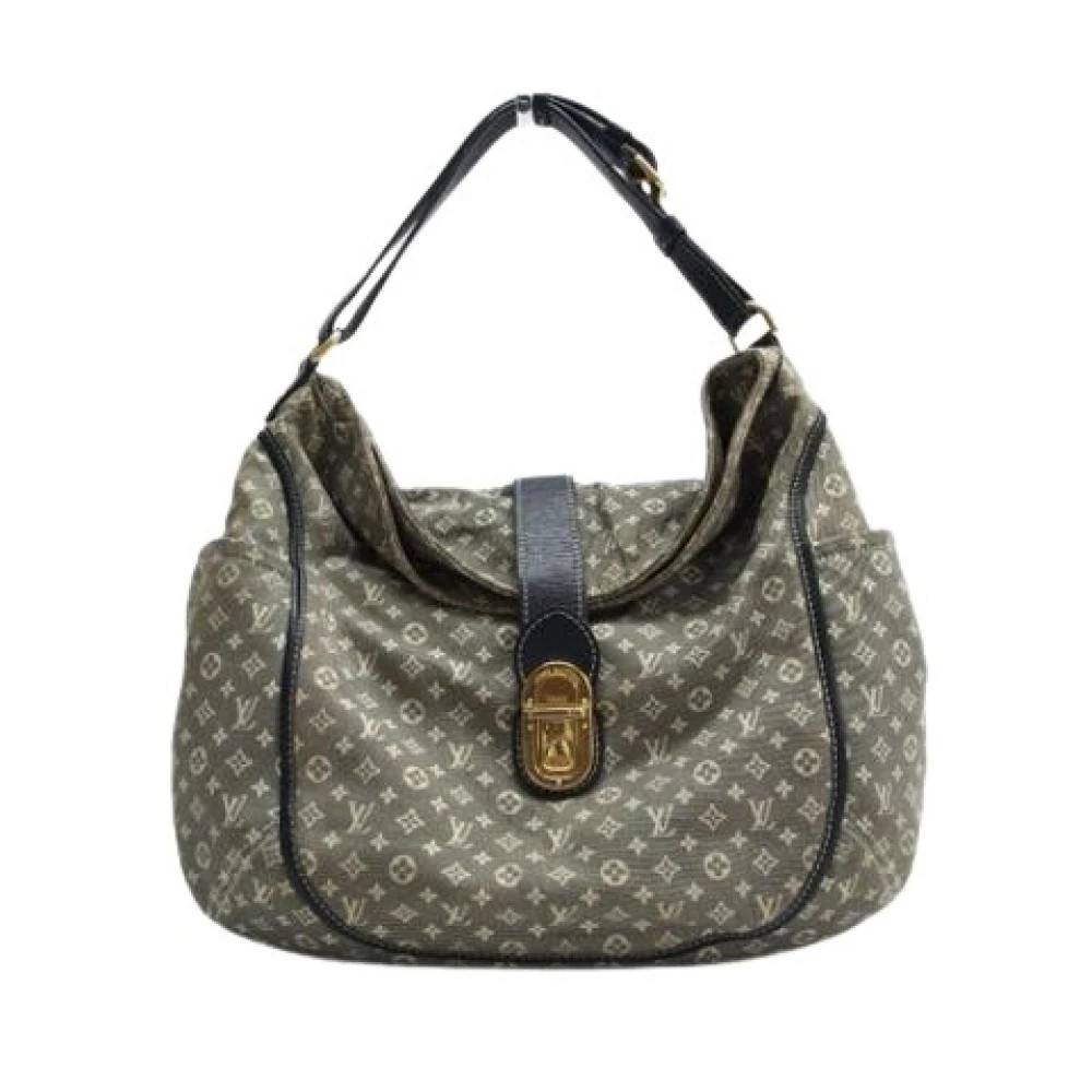 Louis Vuitton Vintage Pre-owned Vintage Skuldertaske - Vintage - Dame - Blå - ONE SIZE - Uld