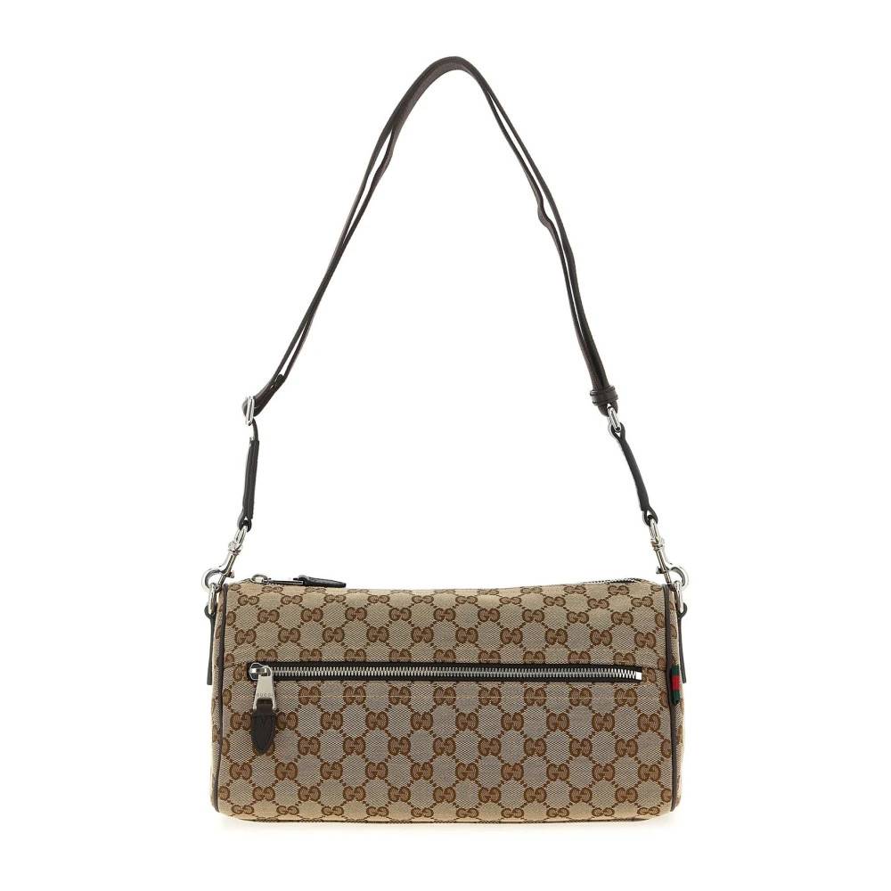 Gucci Monogram Canvas Skuldertaske - Tasker - Herre - Beige - ONE SIZE - Uld
