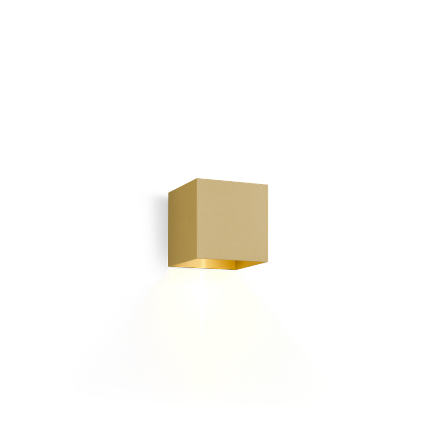 Box LED væglampe Wever & Ducré - Model 1,0 lys ned / Guld / 2700 Kelvin