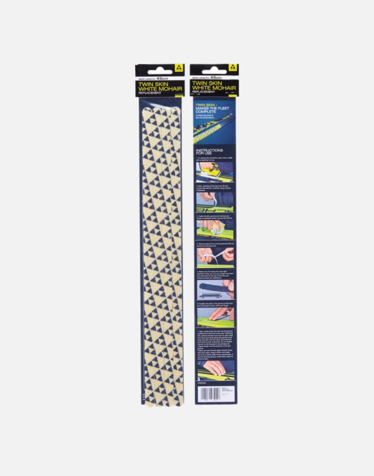 Fischer Twin Skin Mohair - White - 33cm