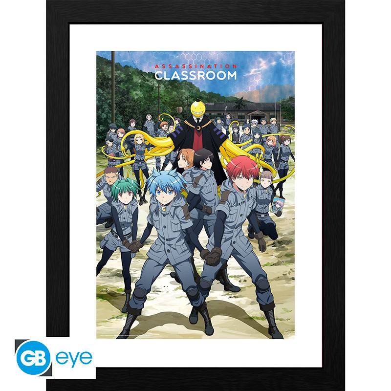 ASSASSINATION CLASSROOM Framed print 3-E Class (30x40)