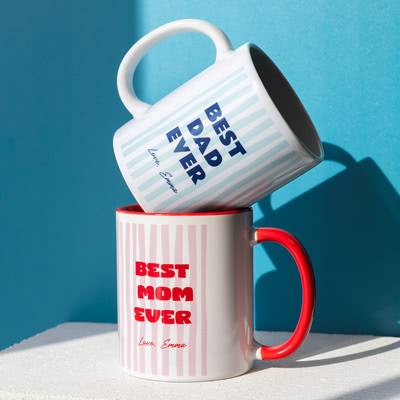 smartphoto Mugg med färg Rosa