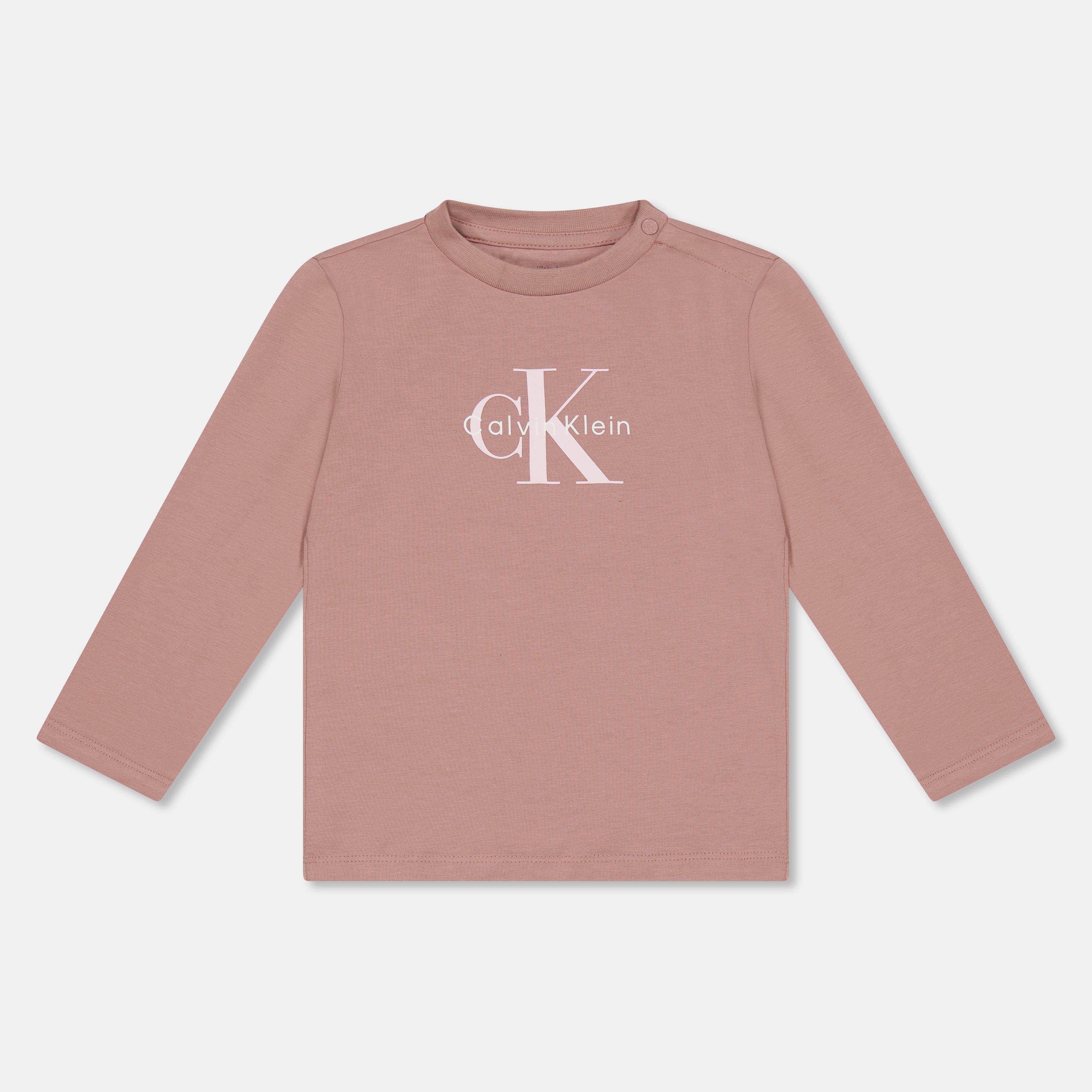 Calvin Klein Jeans Unisex Kids Monogram Long Sleeve T-Shirt