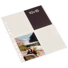 10 x Bantex fotolomme t/8 fotos A4 10x15cm 90my klar 10stk