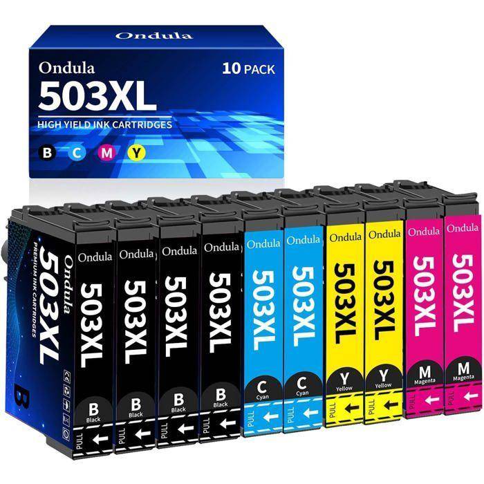 Bläckpatron - COMPTOIR DES PARISIENNES - 503XL - Flerfärger - Kompatibel med Epson - 10-pack