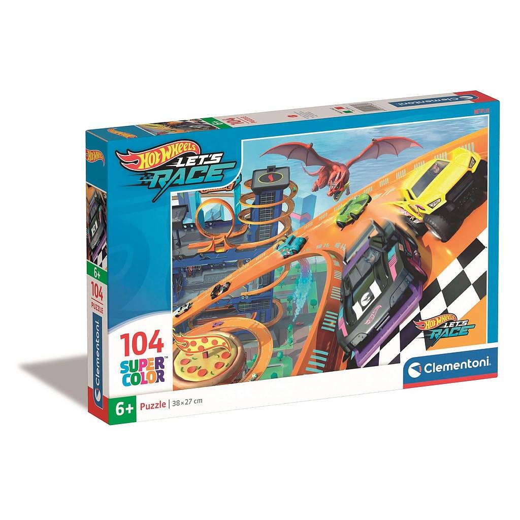 Hot Wheels Ultimate Dragon 104-bitars pussel Clementoni