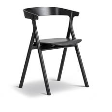 Fredericia Furniture - YKSI Chair, Svartlackerad ek - Matstolar - Thau & Kallio - Svart - Trä