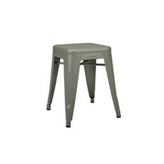 TOLIX Taburet - Metal - 2 højder - Blanche - lakeret / 45 cm