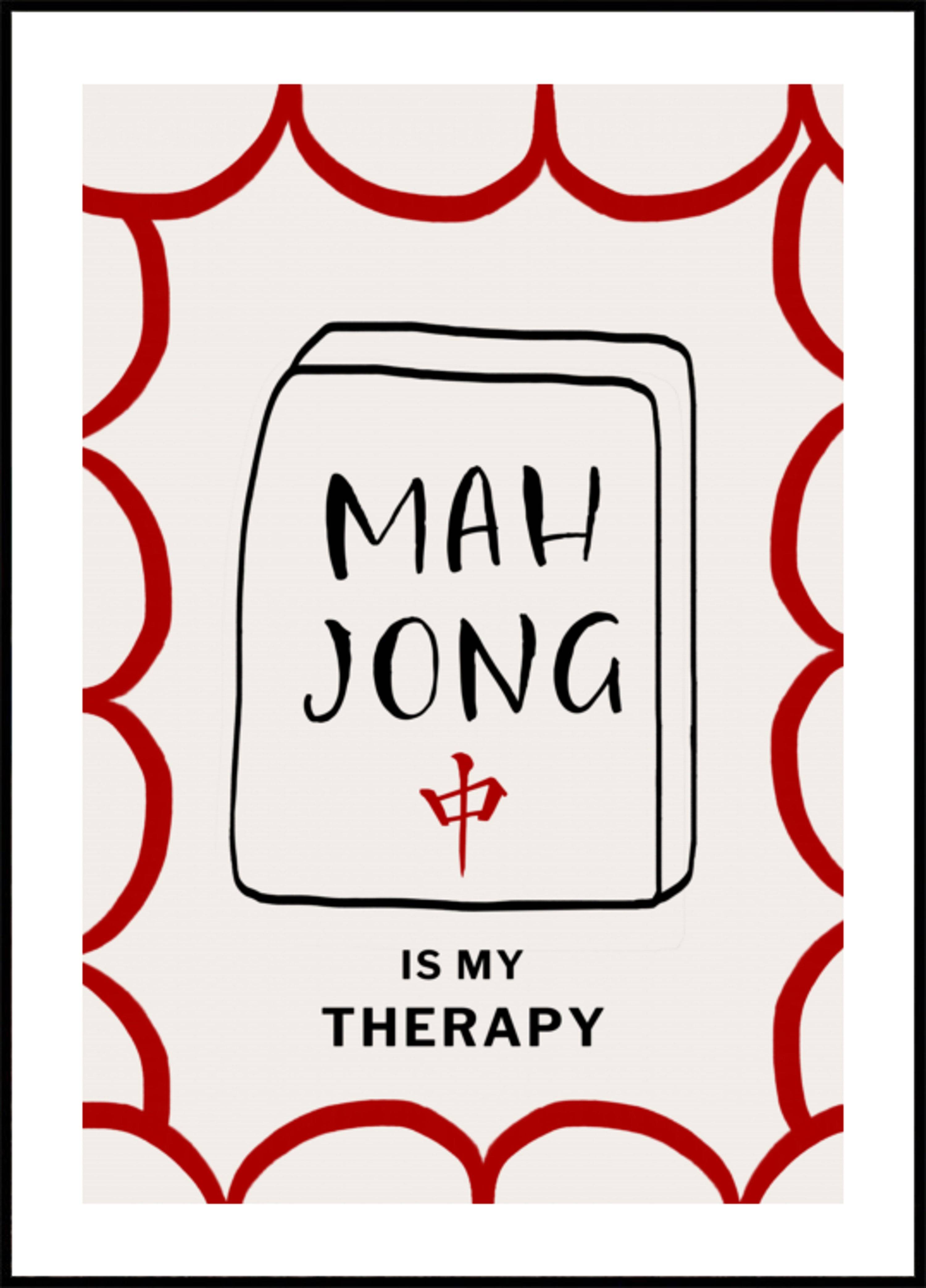 Mahjong Tile Therapy (70x100) - Plakater > Typografiske Plakater, Gaming, BD