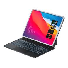 Magic Keyboard MBODMI 2024 Smart Keyboard Compatible with iPad Air6 11inch Compatible with iPad inch iPad Pro 11 inch Smart Keyboard with Trackpad svart